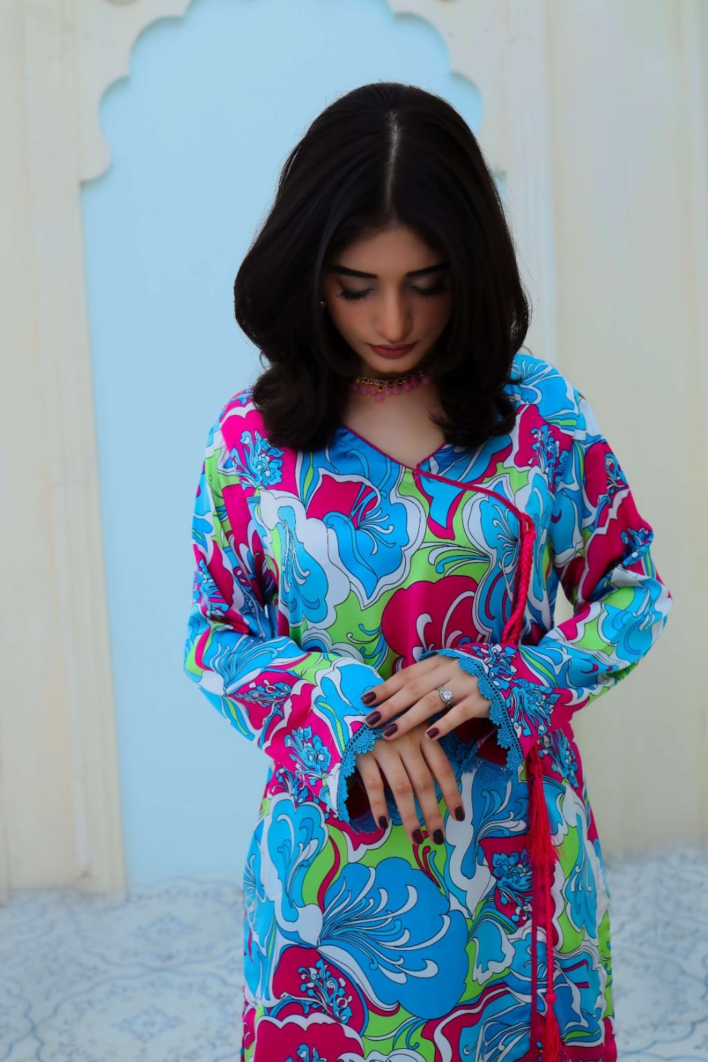Floral Printed (DAS-0013) Stitched 2Pc - Maherposh
