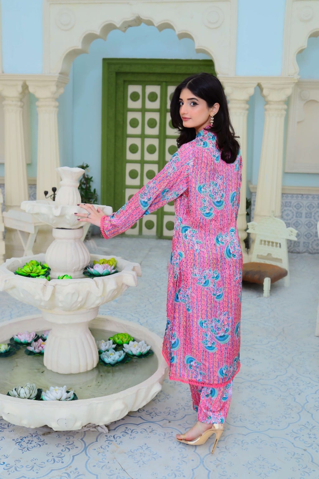 Floral Printed (DAS-0015) Stitched 2Pc - Maherposh