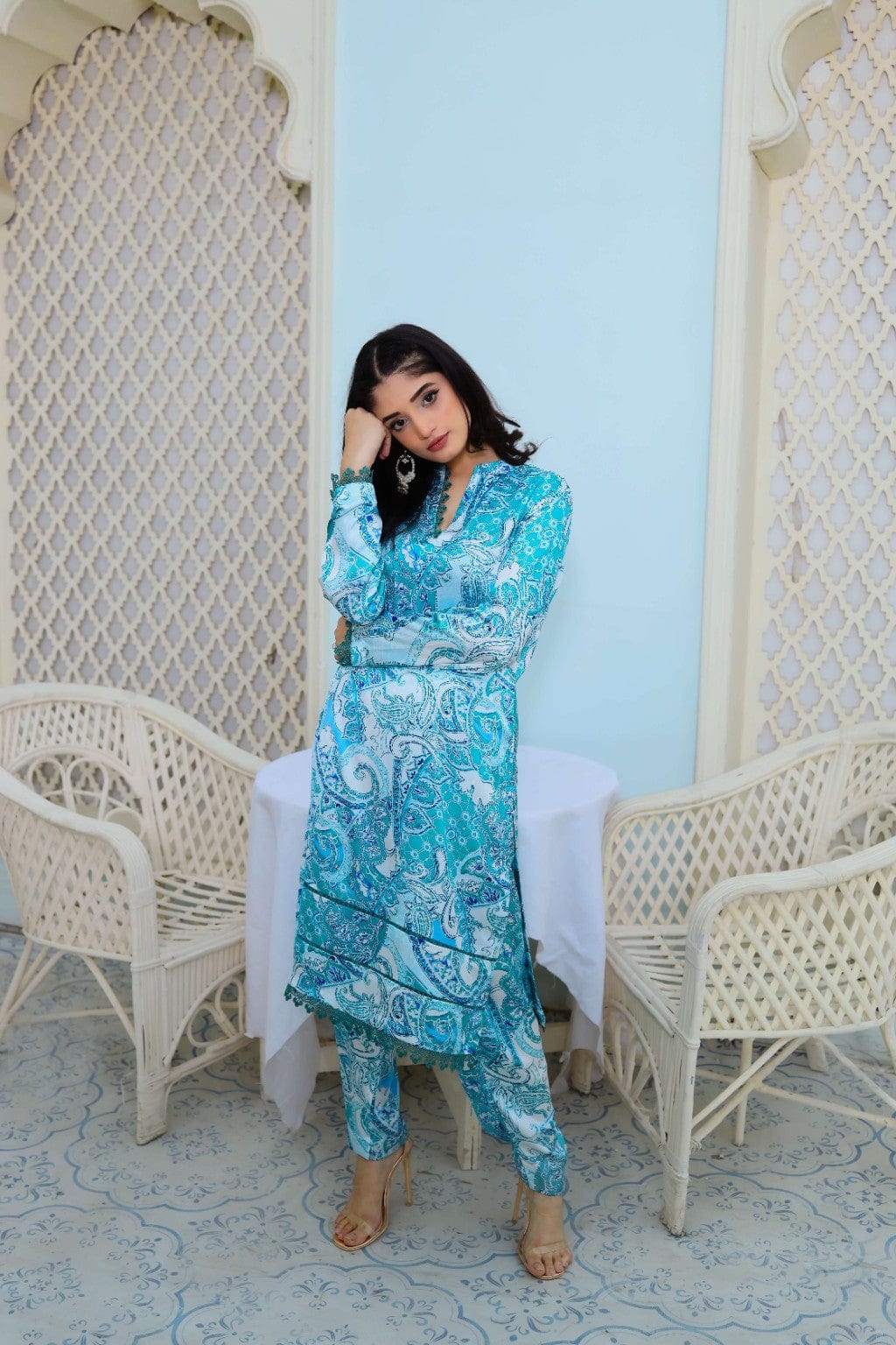 Floral Printed (DAS-0020) Stitched 2Pc - Maherposh