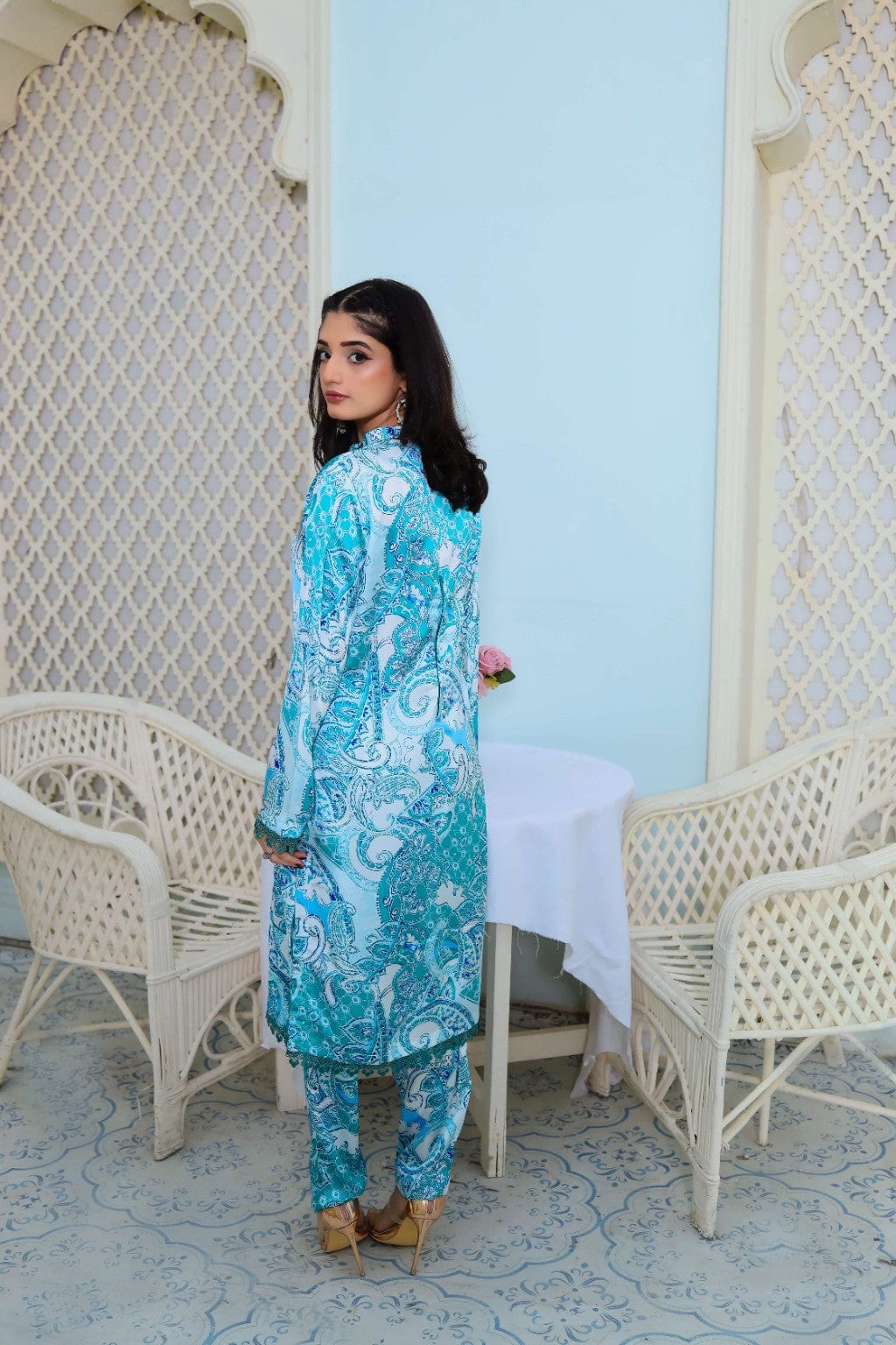 Floral Printed (DAS-0020) Stitched 2Pc - Maherposh