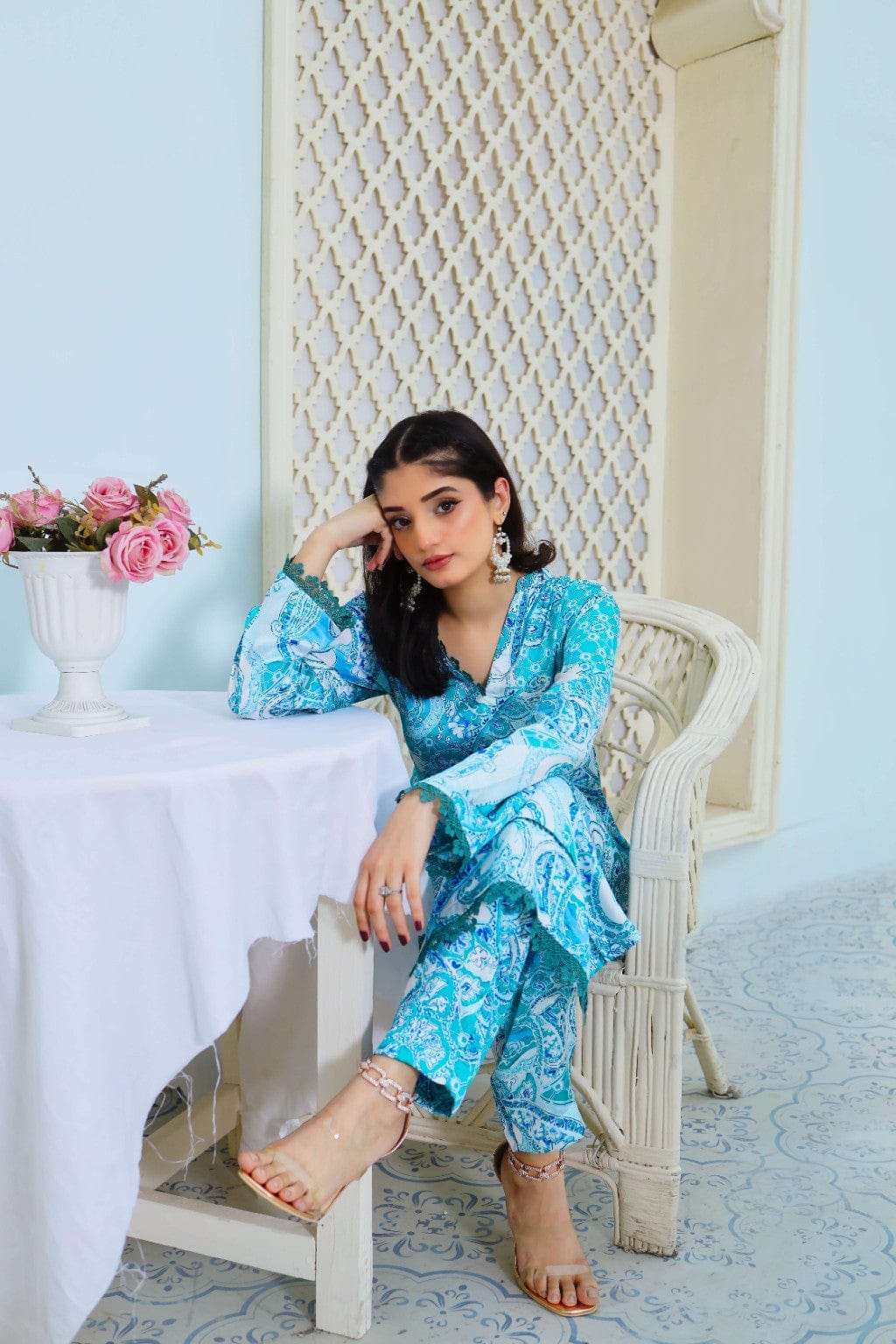 Floral Printed (DAS-0020) Stitched 2Pc - Maherposh