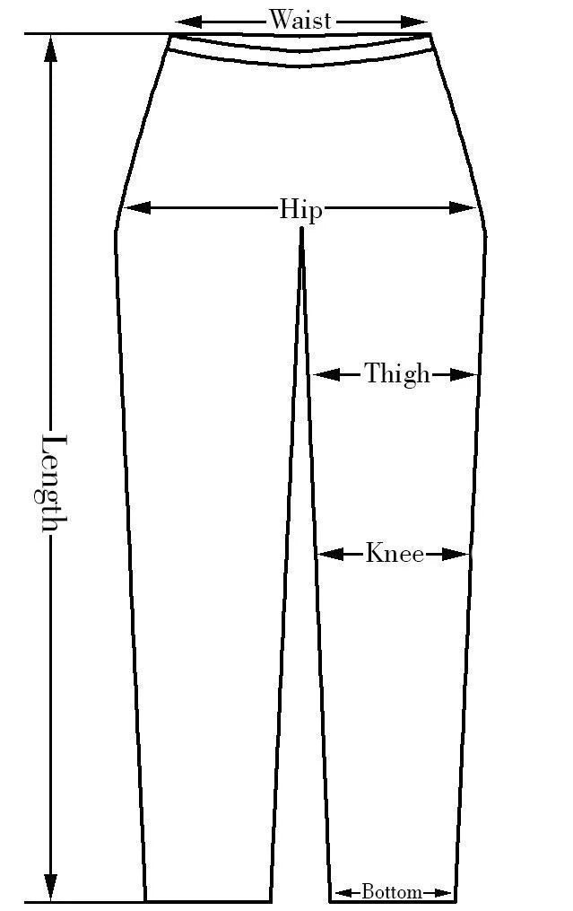 Trouser measurement guide
